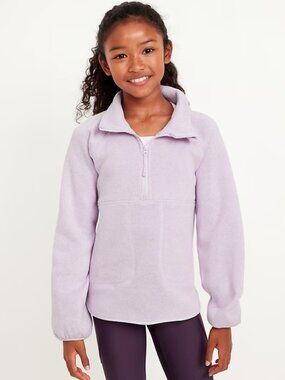 Old Navy Lavender Half-Zip Pullover Hoodie